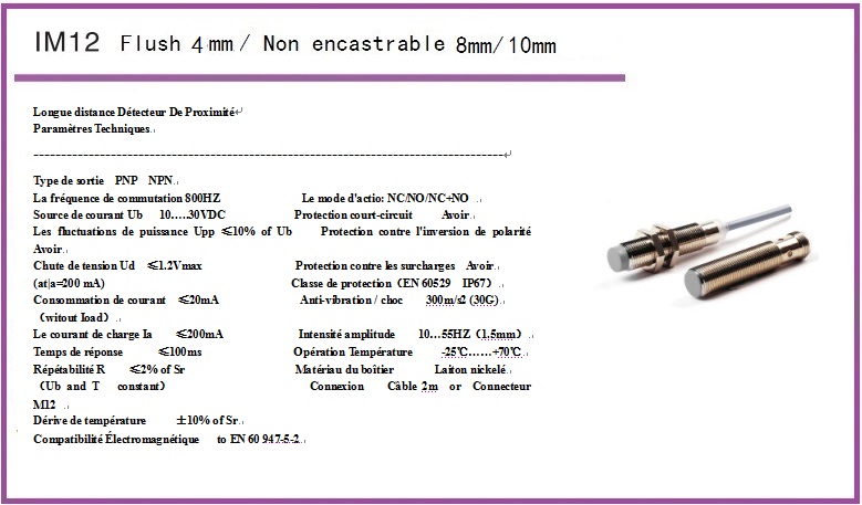 IM12 Augmentation de la distance Série